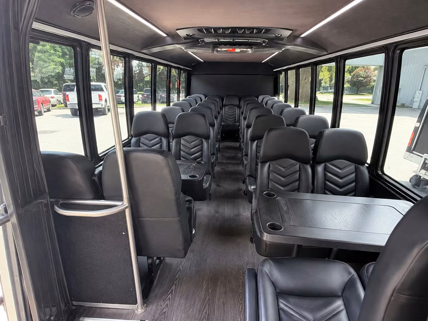 15 passenger minibus inside