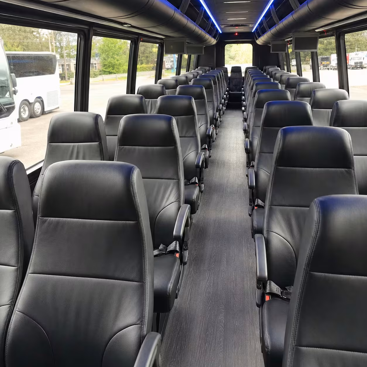 30 passenger minibus inside