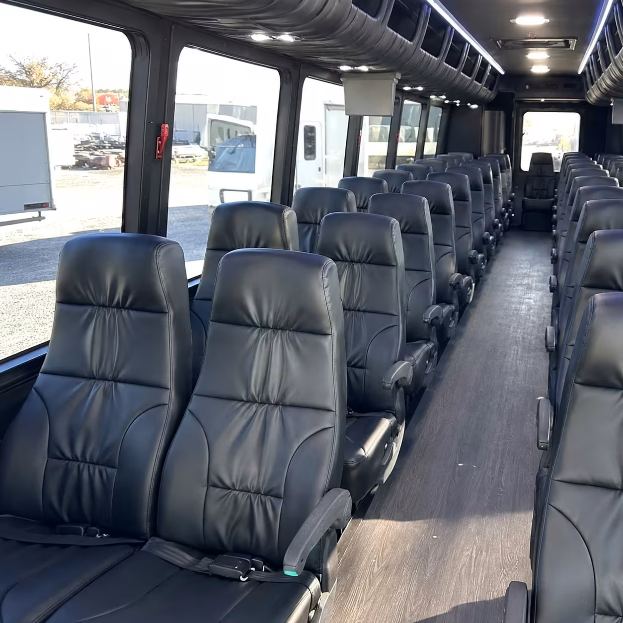 35 passenger minibus interior