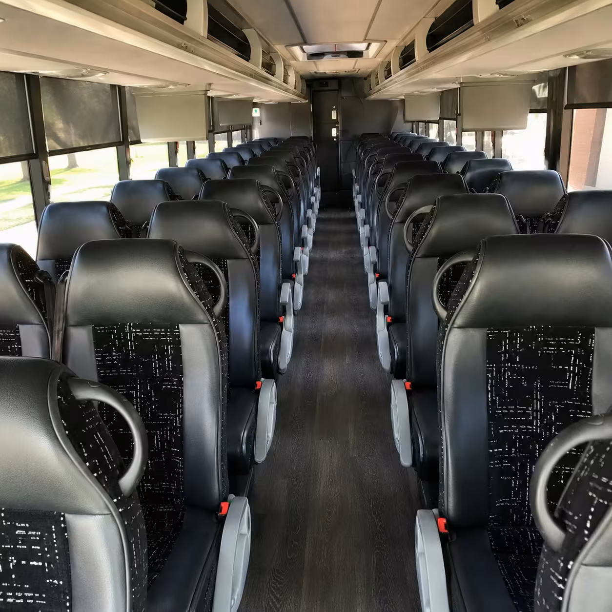 jacksonville charter bus inside