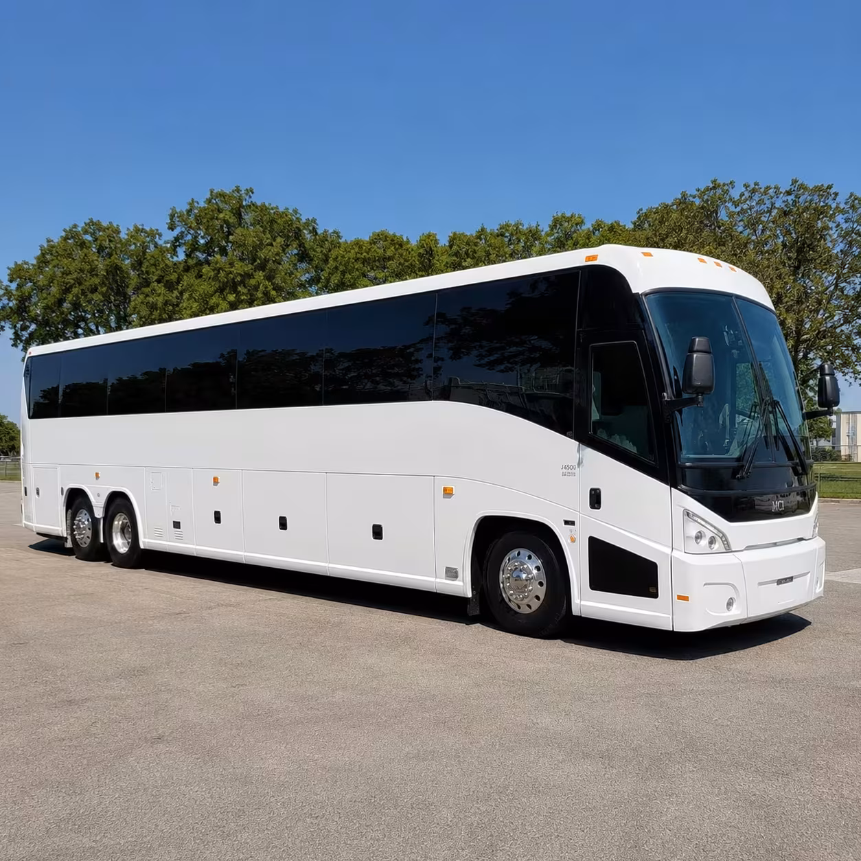 jacksonville charter bus rental exterior