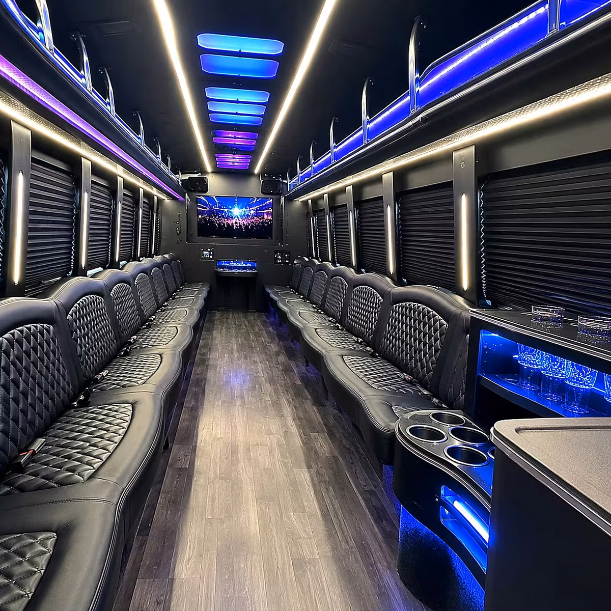 party bus interior