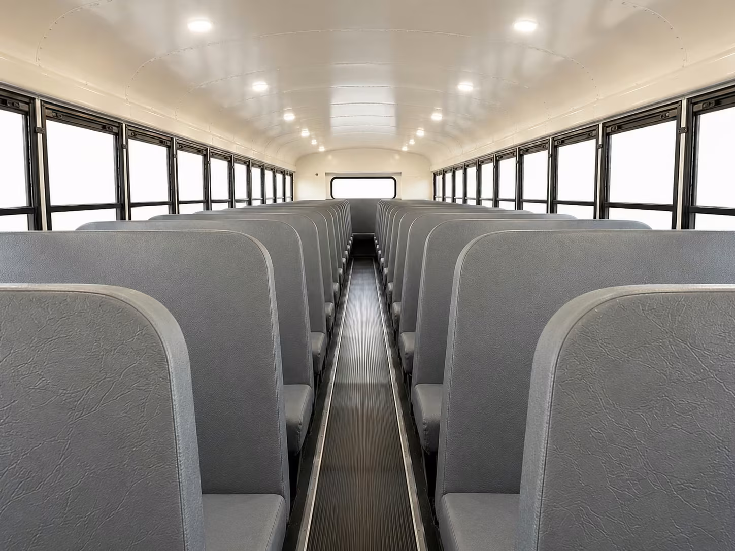 school bus inside