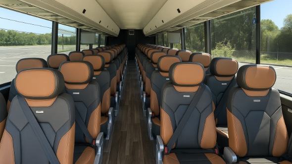 54 passenger charter bus interior jacksonville