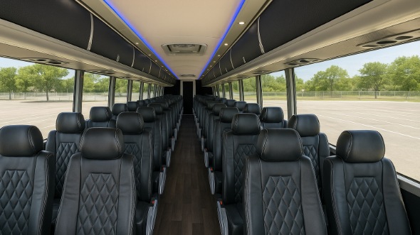 55 passenger charter bus interior jacksonville