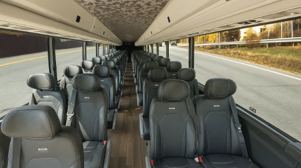 jacksonville 18 passenger minibus inside