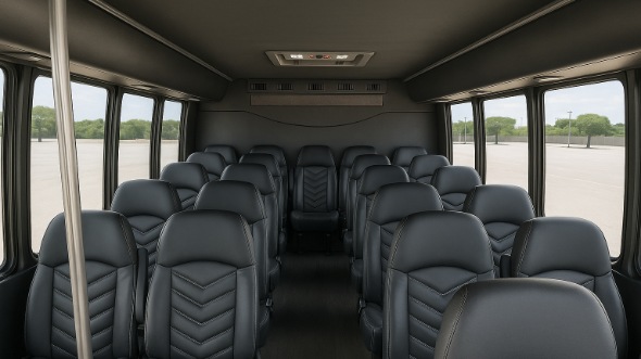 jacksonville 25 passenger minibus inside