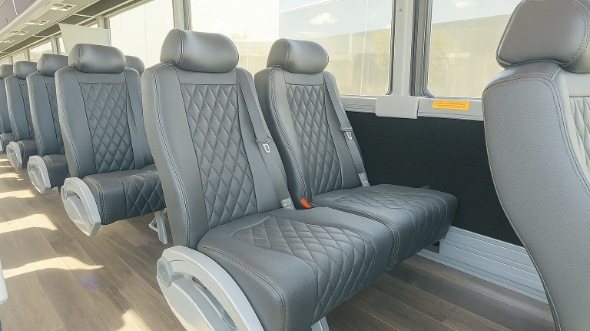 jacksonville 30 passenger minibus inside