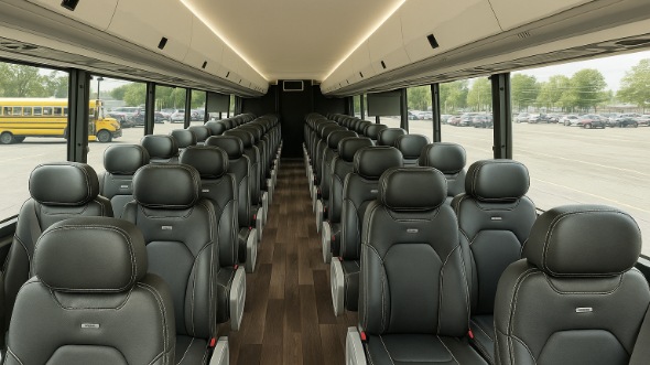 jacksonville 35 passenger minibus inside