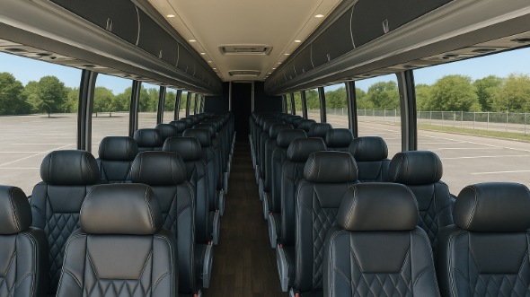 jacksonville 50 passenger charter bus inside