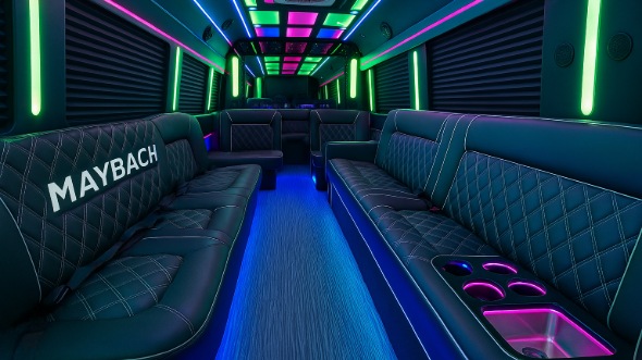 party bus rental interior jacksonville