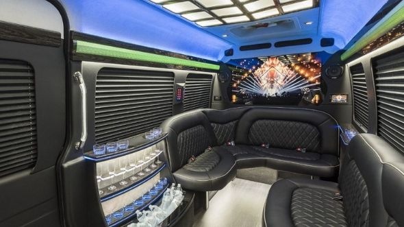 sprinter limo rental interior jacksonville
